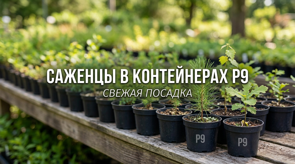 Саженцы в контейнерах P9