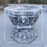 Вазон восьмигранный из бетона