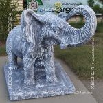 Фигура садовая Слон из бетона