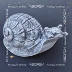 Фигура садовая Улитка из бетона