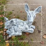 Фигура садовая Косули из бетона
